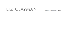 Tablet Screenshot of lizclayman.com